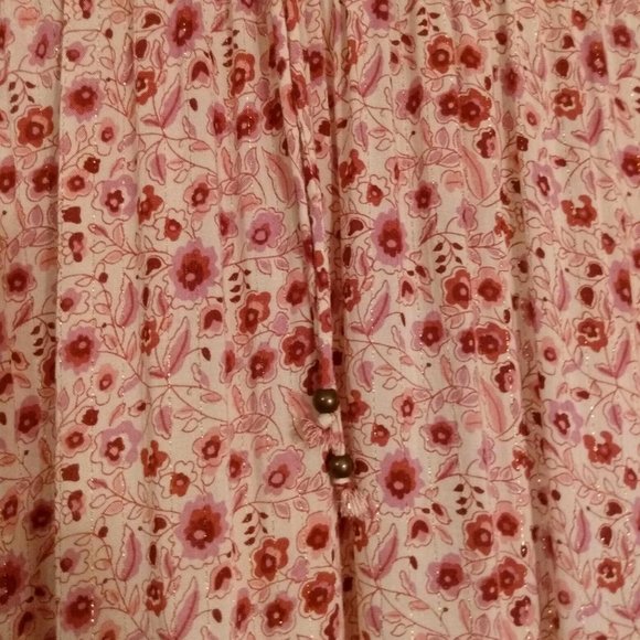 Spell & The Gypsy Winona tiered skirt "Berry" size Large NWOT - Picture 4 of 13